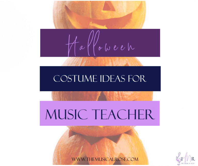Halloween Costume Ideas for Music Teachers The Musical Rose