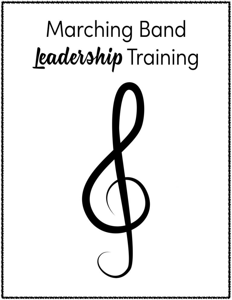 High School Marching Band Leadership Training Program The Musical Rose